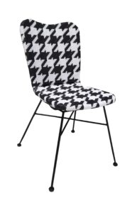 Baron Dining Chair Black White
