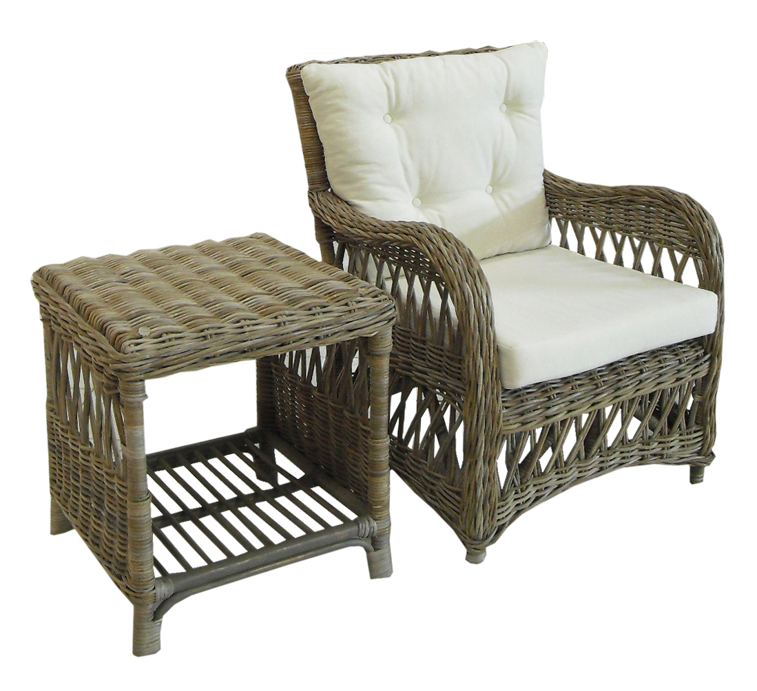 Arkas Set Table=> Chair : 72x78x90 cm & Side Table : 55x55x59 cm