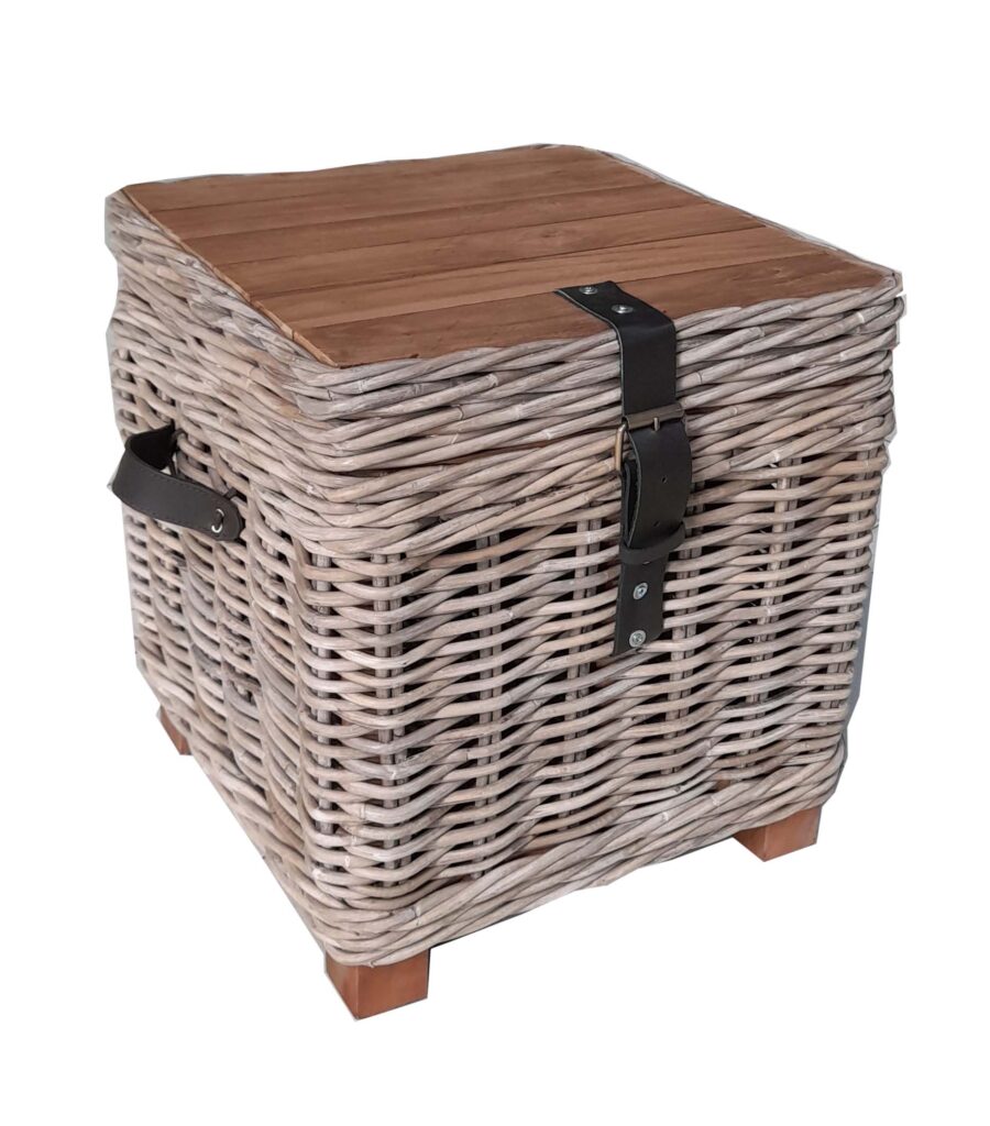 Egros trunk side table 42x42x43cm